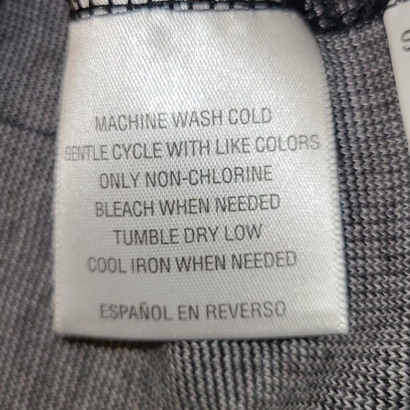 Alfani long-sleeve V-neck tee black gray - Picture 15 of 16